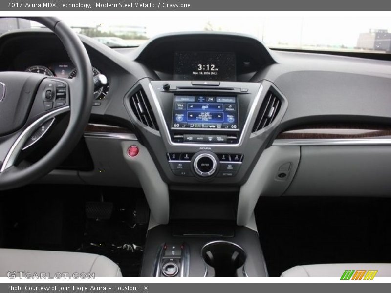 Modern Steel Metallic / Graystone 2017 Acura MDX Technology