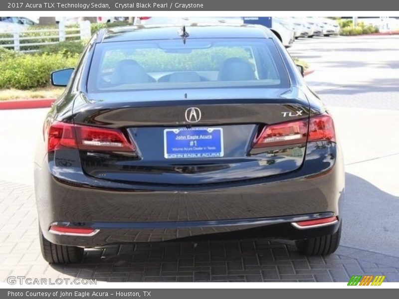 Crystal Black Pearl / Graystone 2017 Acura TLX Technology Sedan