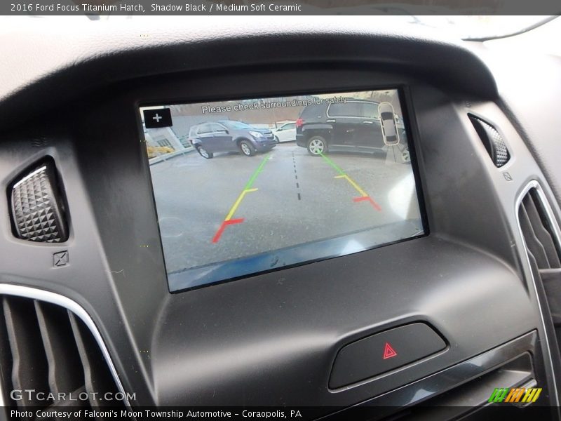 Shadow Black / Medium Soft Ceramic 2016 Ford Focus Titanium Hatch