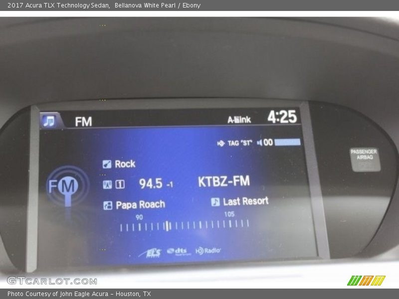 Bellanova White Pearl / Ebony 2017 Acura TLX Technology Sedan