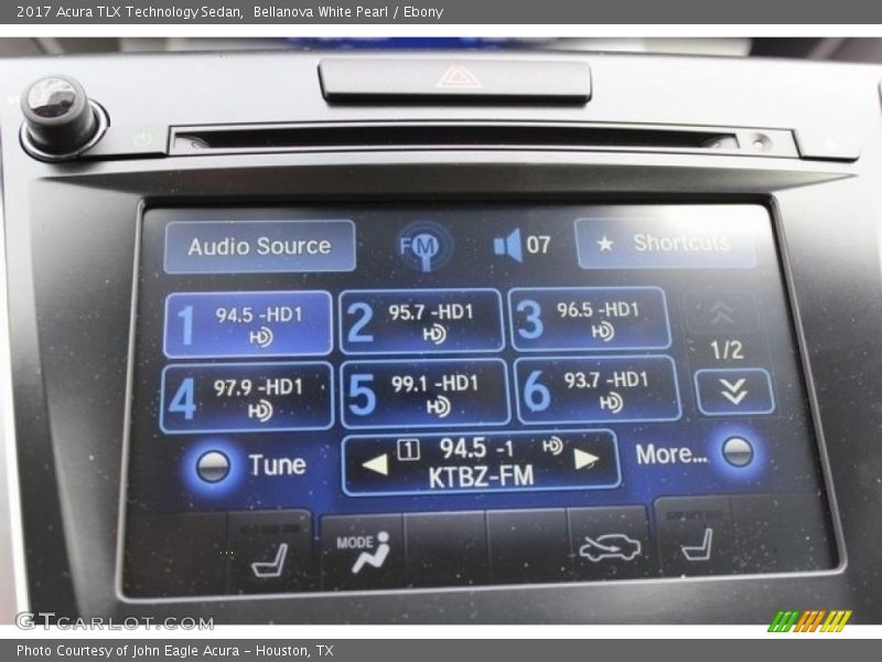 Bellanova White Pearl / Ebony 2017 Acura TLX Technology Sedan