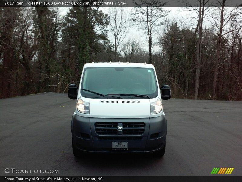 Bright White / Gray 2017 Ram ProMaster 1500 Low Roof Cargo Van