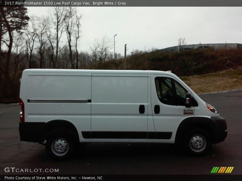 Bright White / Gray 2017 Ram ProMaster 1500 Low Roof Cargo Van