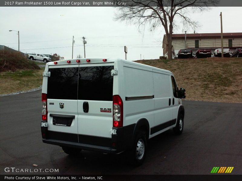 Bright White / Gray 2017 Ram ProMaster 1500 Low Roof Cargo Van