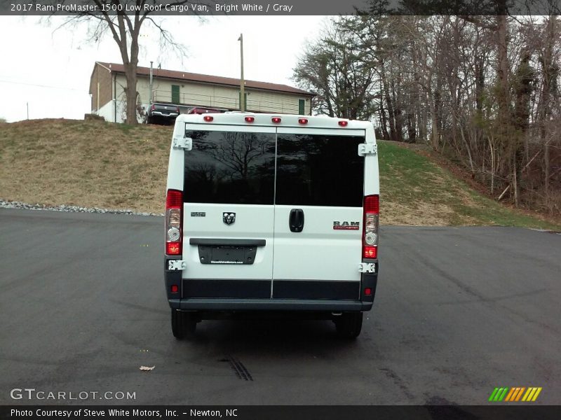 Bright White / Gray 2017 Ram ProMaster 1500 Low Roof Cargo Van