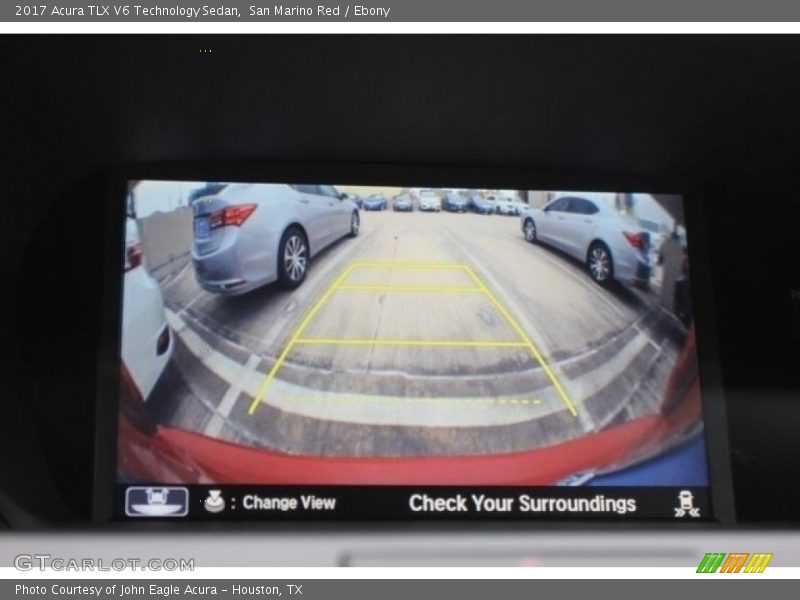 San Marino Red / Ebony 2017 Acura TLX V6 Technology Sedan