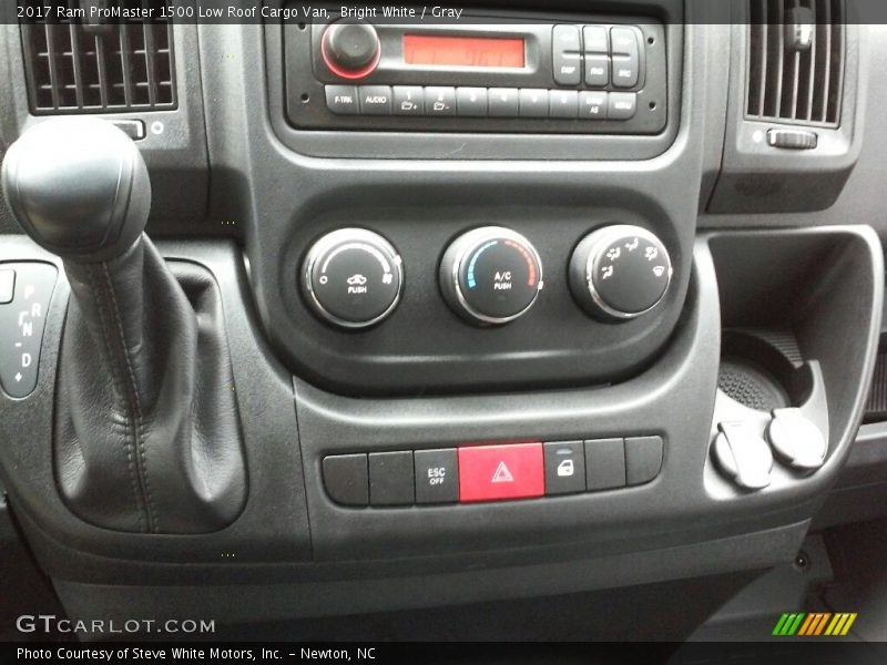 Controls of 2017 ProMaster 1500 Low Roof Cargo Van