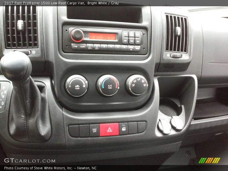 Bright White / Gray 2017 Ram ProMaster 1500 Low Roof Cargo Van
