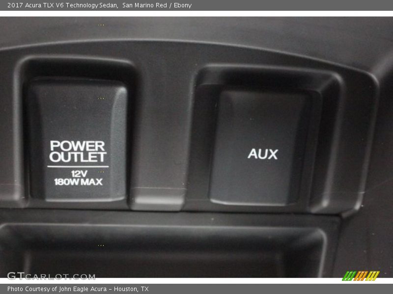 San Marino Red / Ebony 2017 Acura TLX V6 Technology Sedan