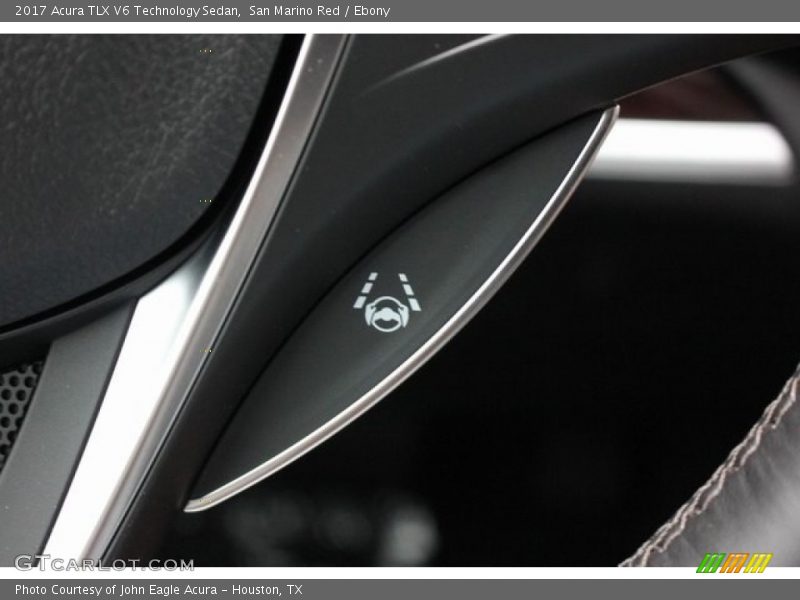 San Marino Red / Ebony 2017 Acura TLX V6 Technology Sedan