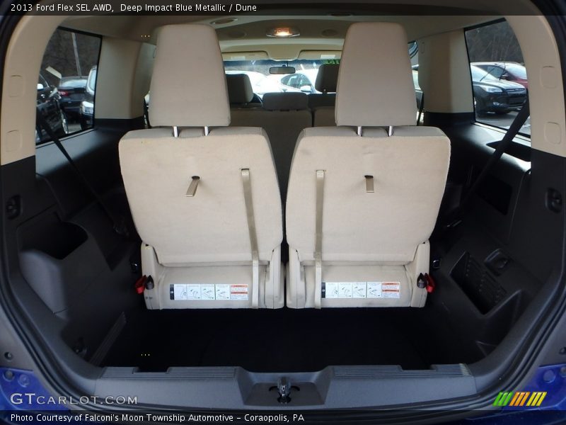 Deep Impact Blue Metallic / Dune 2013 Ford Flex SEL AWD