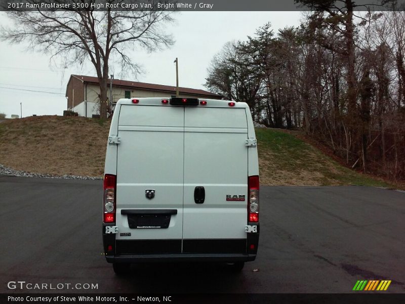 Bright White / Gray 2017 Ram ProMaster 3500 High Roof Cargo Van