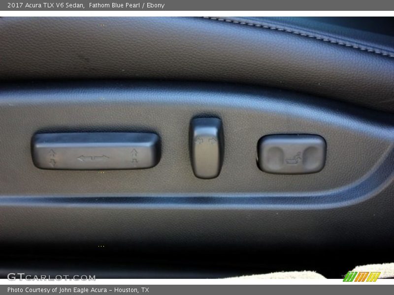 Fathom Blue Pearl / Ebony 2017 Acura TLX V6 Sedan