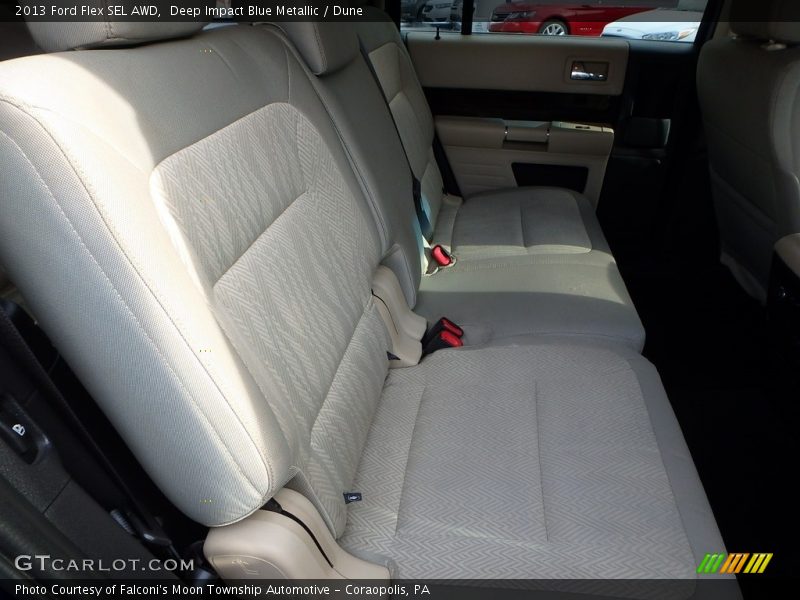 Deep Impact Blue Metallic / Dune 2013 Ford Flex SEL AWD
