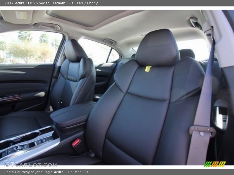 Fathom Blue Pearl / Ebony 2017 Acura TLX V6 Sedan