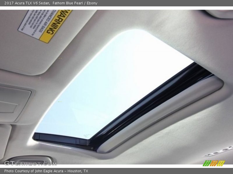Fathom Blue Pearl / Ebony 2017 Acura TLX V6 Sedan