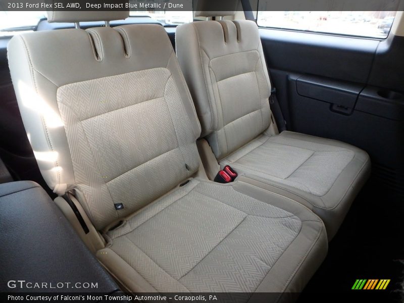 Deep Impact Blue Metallic / Dune 2013 Ford Flex SEL AWD