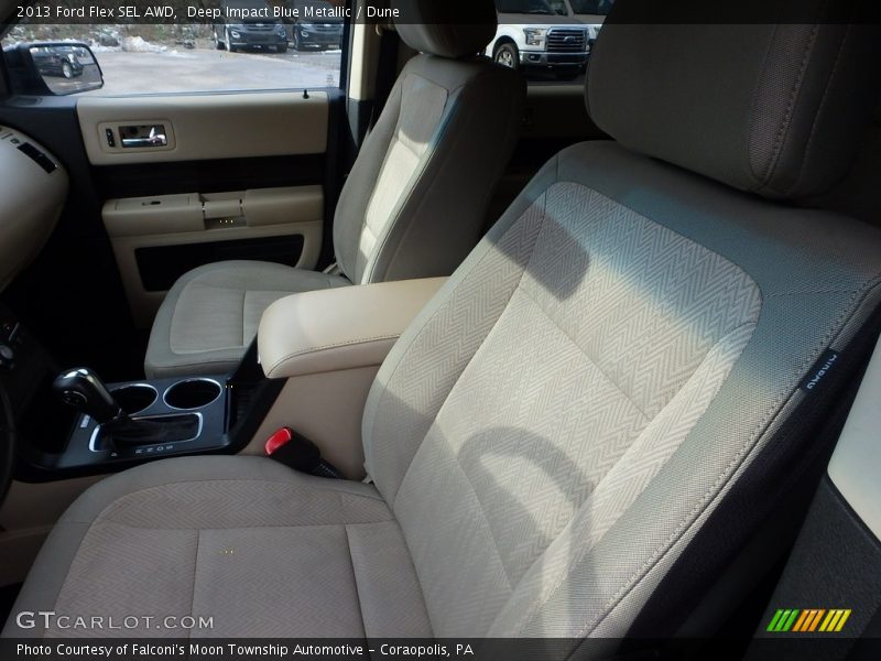Deep Impact Blue Metallic / Dune 2013 Ford Flex SEL AWD