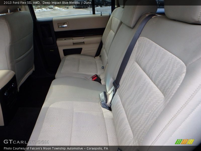 Deep Impact Blue Metallic / Dune 2013 Ford Flex SEL AWD