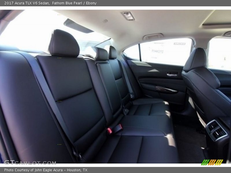 Fathom Blue Pearl / Ebony 2017 Acura TLX V6 Sedan
