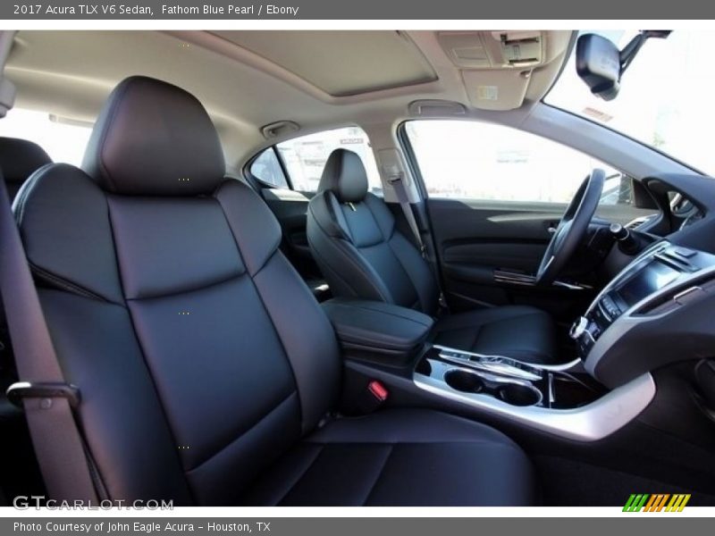 Fathom Blue Pearl / Ebony 2017 Acura TLX V6 Sedan