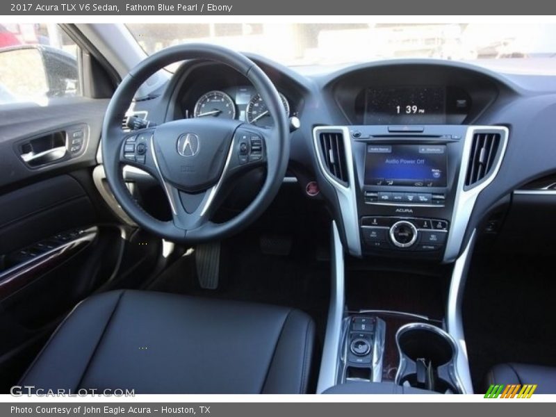 Fathom Blue Pearl / Ebony 2017 Acura TLX V6 Sedan