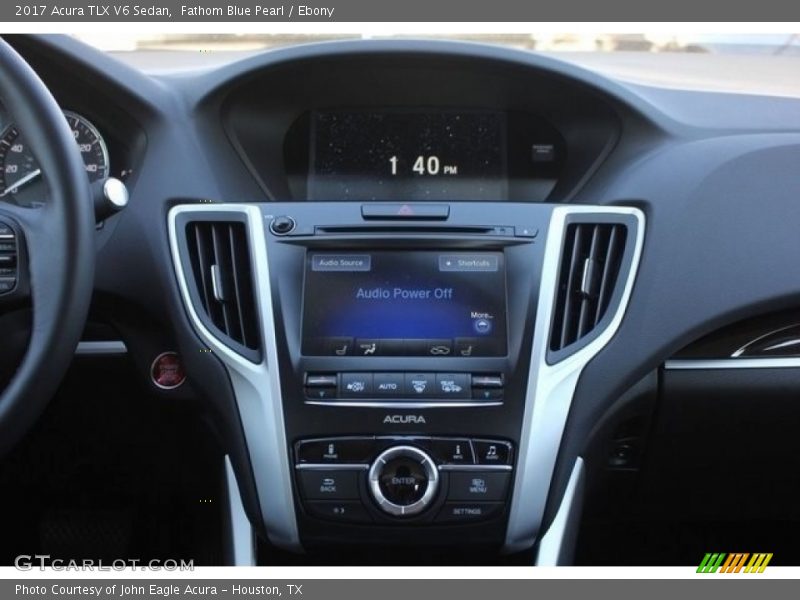 Fathom Blue Pearl / Ebony 2017 Acura TLX V6 Sedan