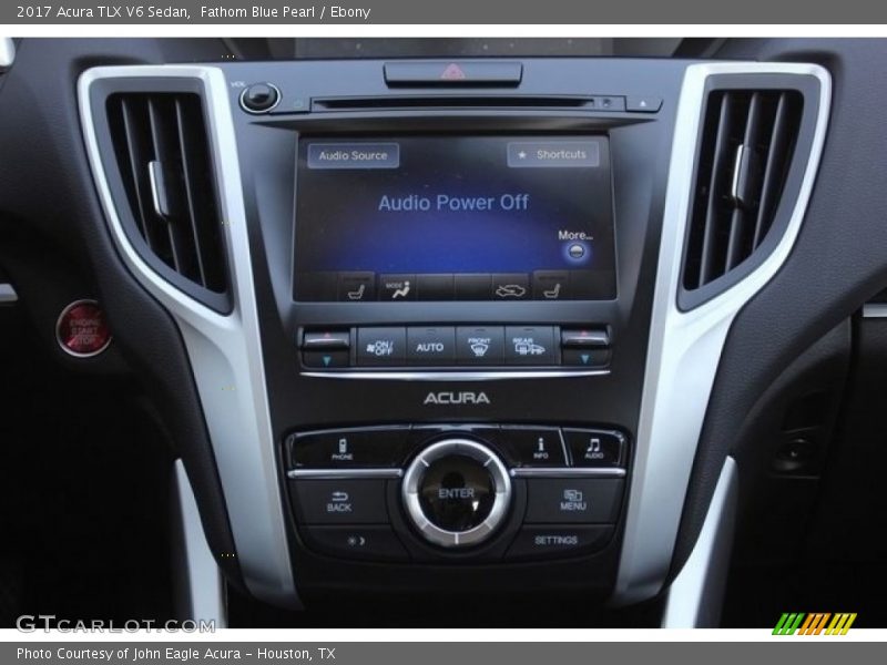 Fathom Blue Pearl / Ebony 2017 Acura TLX V6 Sedan