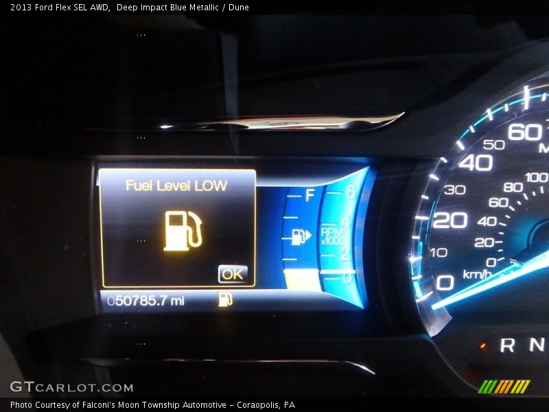 Deep Impact Blue Metallic / Dune 2013 Ford Flex SEL AWD