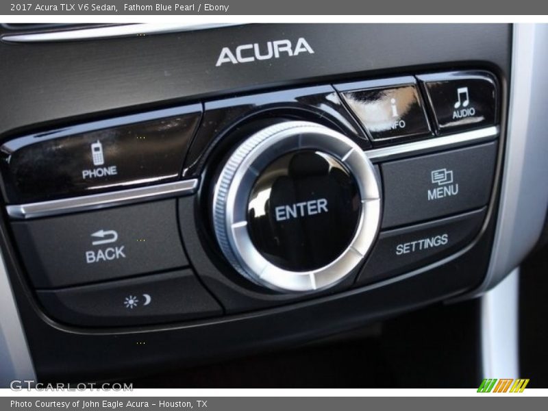 Fathom Blue Pearl / Ebony 2017 Acura TLX V6 Sedan