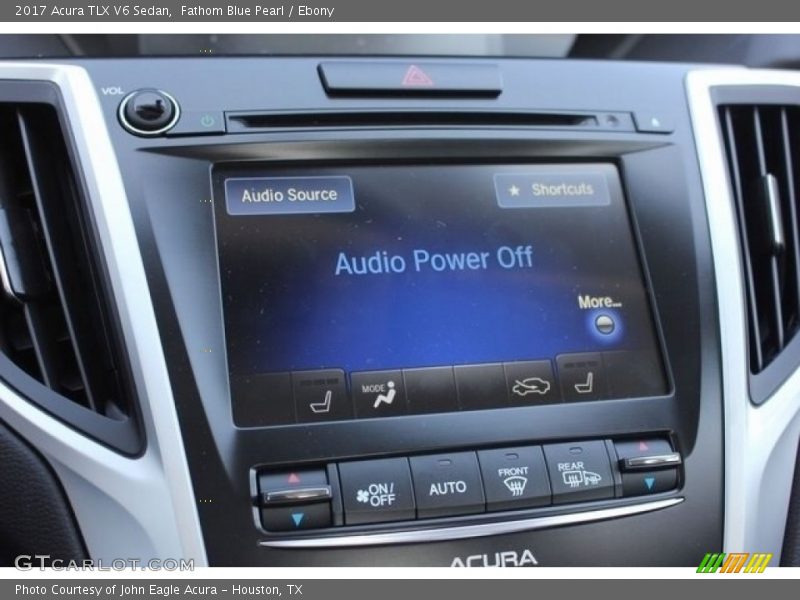 Fathom Blue Pearl / Ebony 2017 Acura TLX V6 Sedan