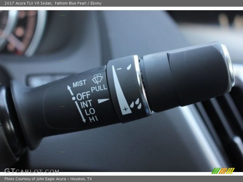 Fathom Blue Pearl / Ebony 2017 Acura TLX V6 Sedan