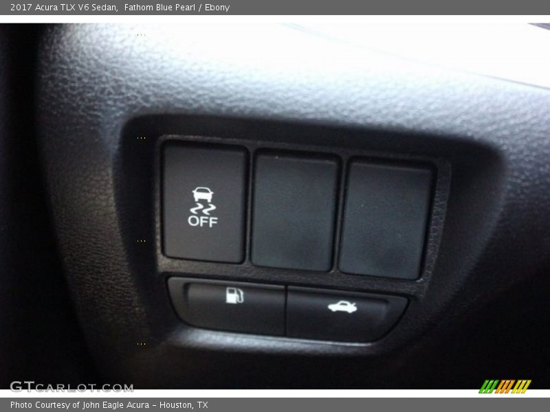 Fathom Blue Pearl / Ebony 2017 Acura TLX V6 Sedan
