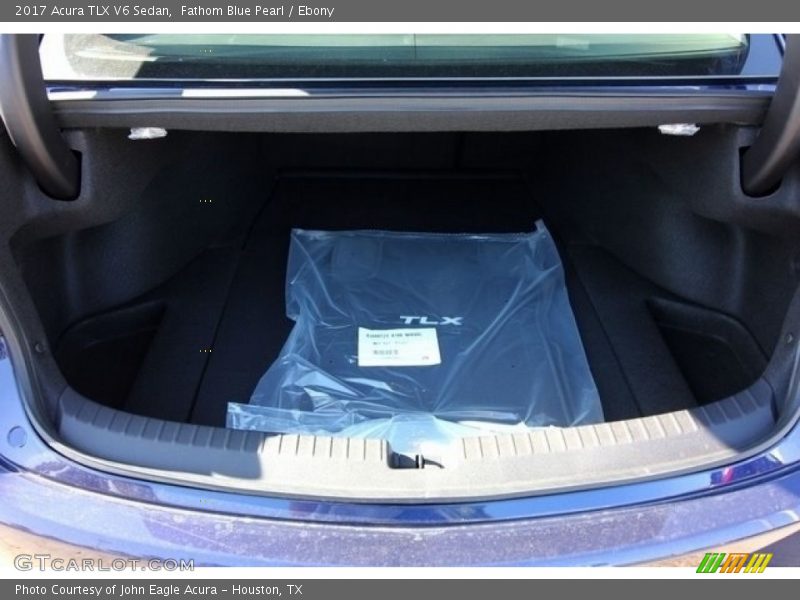 Fathom Blue Pearl / Ebony 2017 Acura TLX V6 Sedan