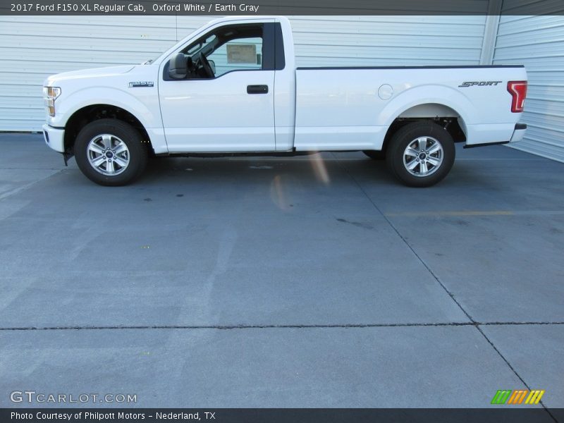 Oxford White / Earth Gray 2017 Ford F150 XL Regular Cab