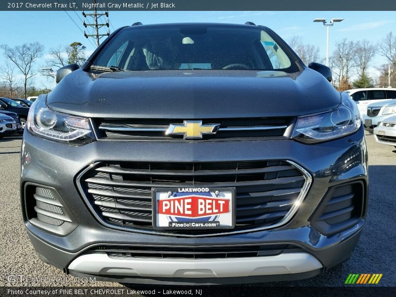 Nightfall Gray Metallic / Jet Black 2017 Chevrolet Trax LT