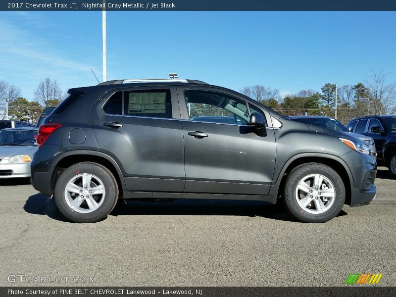 Nightfall Gray Metallic / Jet Black 2017 Chevrolet Trax LT