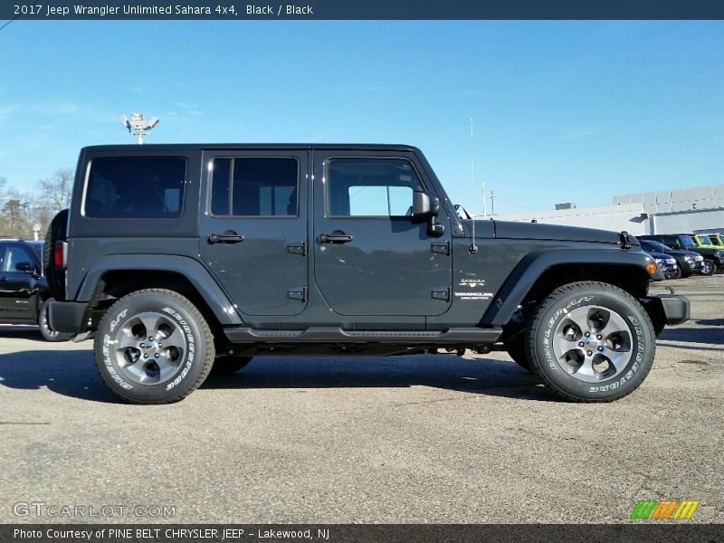 Black / Black 2017 Jeep Wrangler Unlimited Sahara 4x4