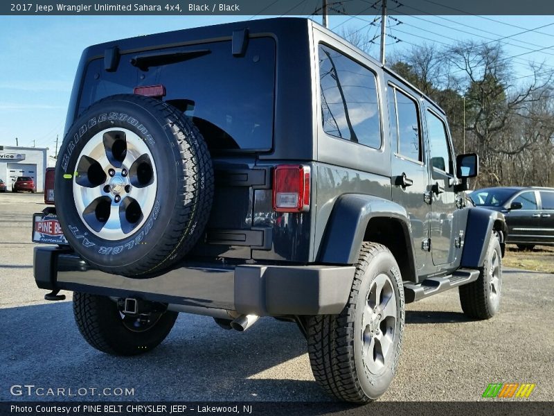 Black / Black 2017 Jeep Wrangler Unlimited Sahara 4x4