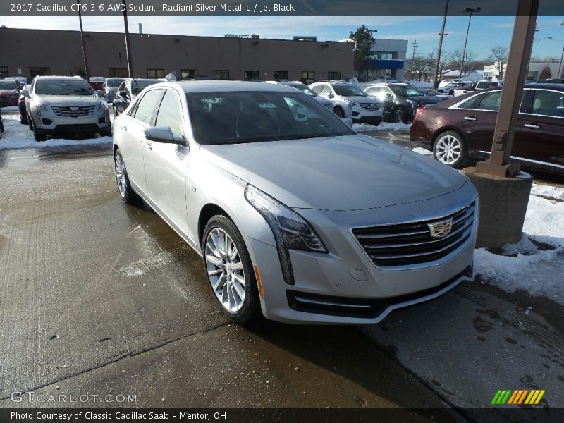 Radiant Silver Metallic / Jet Black 2017 Cadillac CT6 3.6 AWD Sedan