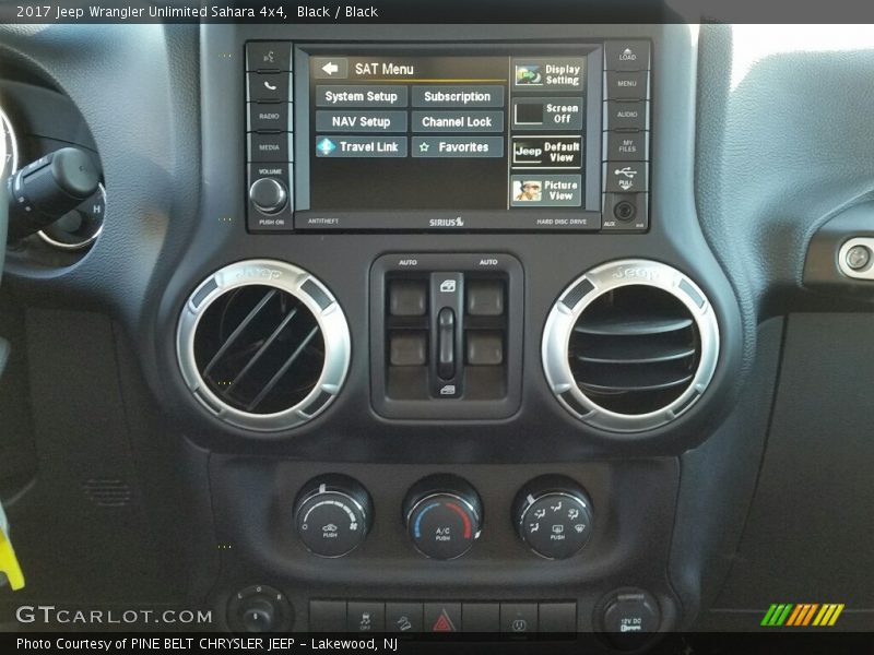 Black / Black 2017 Jeep Wrangler Unlimited Sahara 4x4