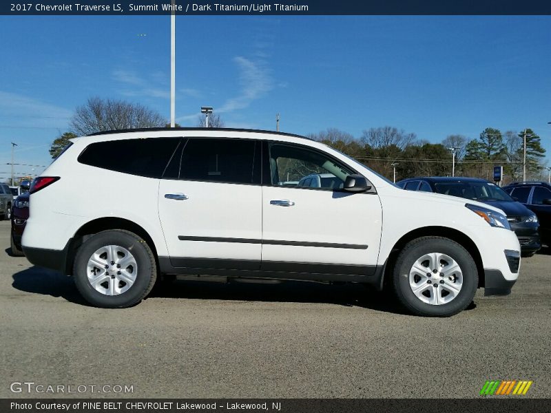 Summit White / Dark Titanium/Light Titanium 2017 Chevrolet Traverse LS