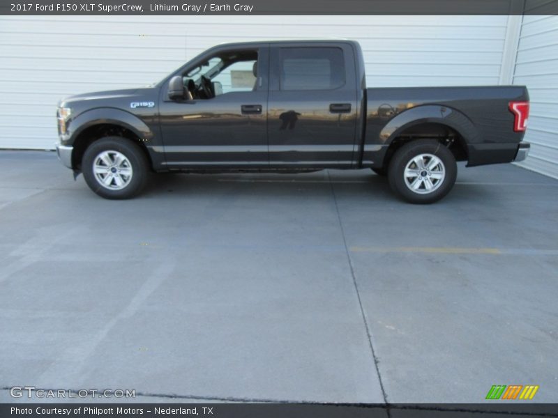 Lithium Gray / Earth Gray 2017 Ford F150 XLT SuperCrew