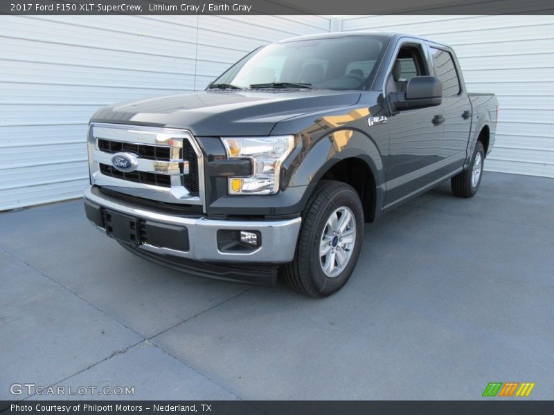 Lithium Gray / Earth Gray 2017 Ford F150 XLT SuperCrew