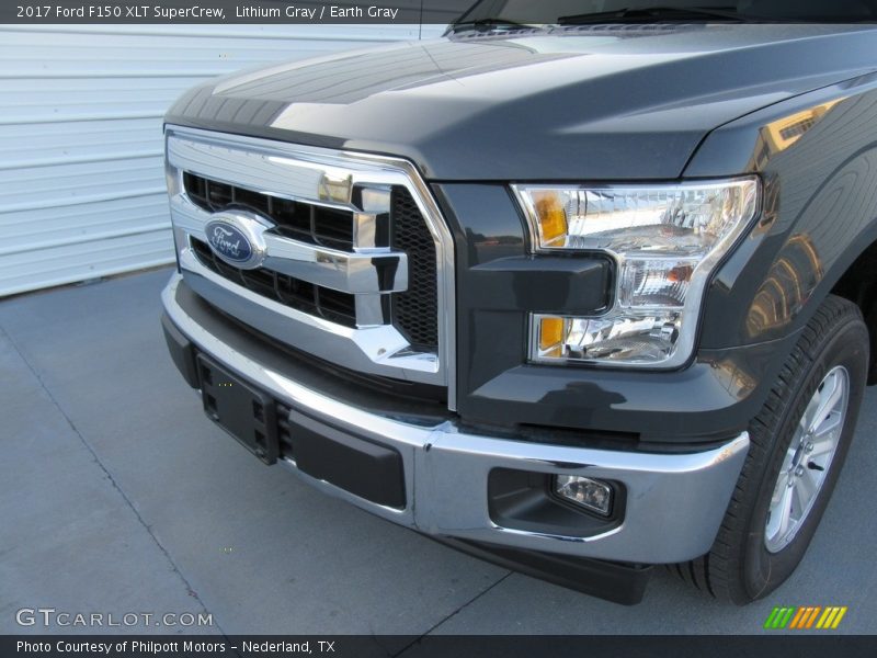 Lithium Gray / Earth Gray 2017 Ford F150 XLT SuperCrew