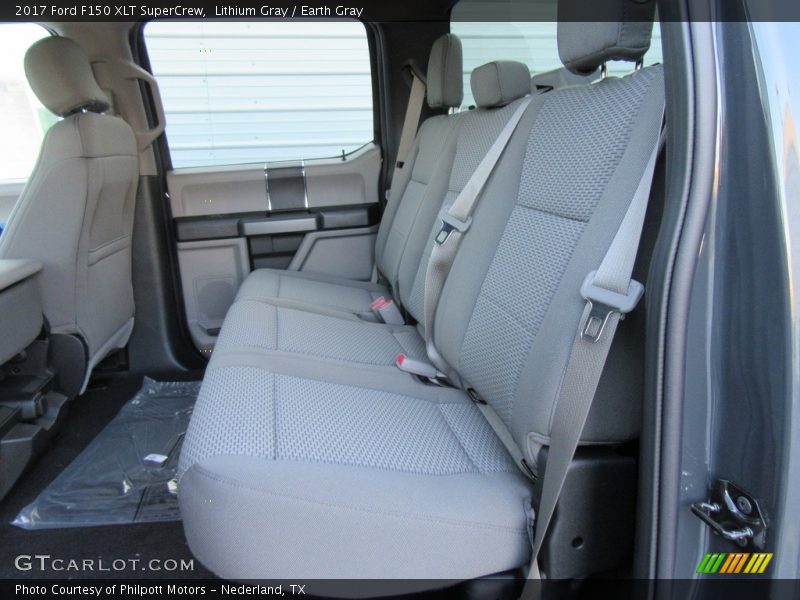 Rear Seat of 2017 F150 XLT SuperCrew