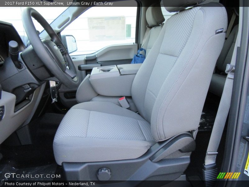 Front Seat of 2017 F150 XLT SuperCrew