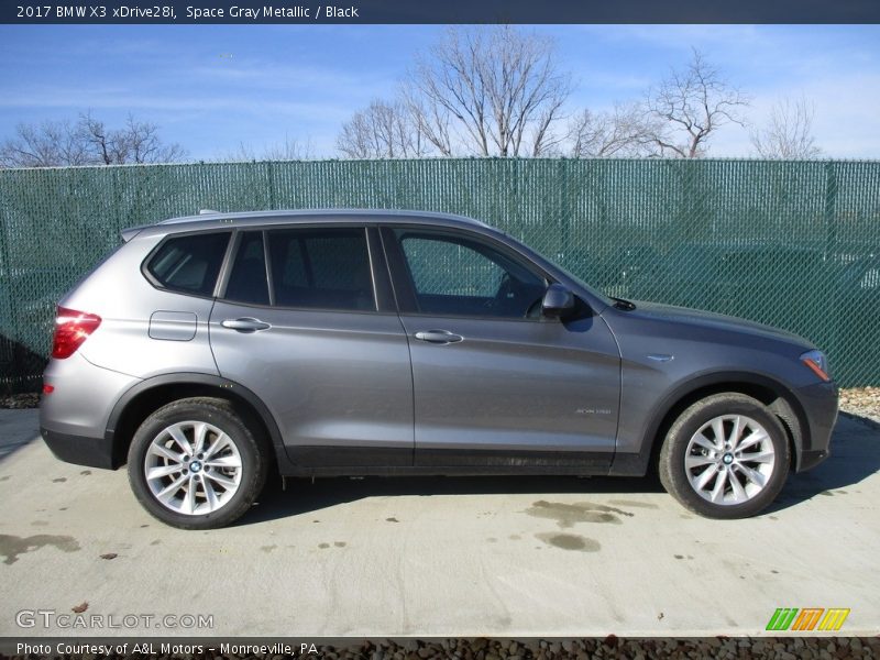 Space Gray Metallic / Black 2017 BMW X3 xDrive28i
