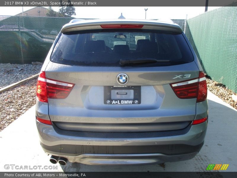 Space Gray Metallic / Black 2017 BMW X3 xDrive28i