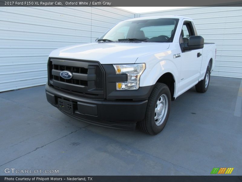 Oxford White / Earth Gray 2017 Ford F150 XL Regular Cab